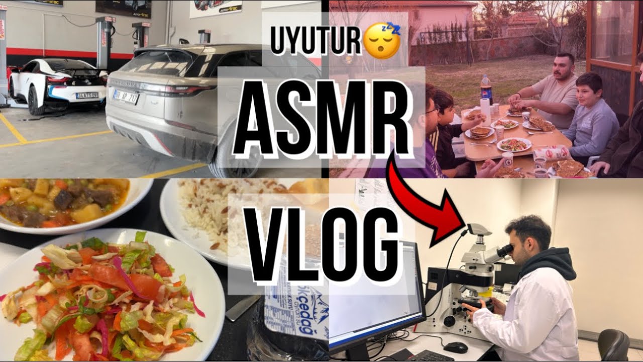 UYUMA GARANTİLİ ASMR VLOG SESSİZ VLOG TÜRKÇE ASMR | VLOG ASMR | RAHATLATICI ASMR | ENES VLOG