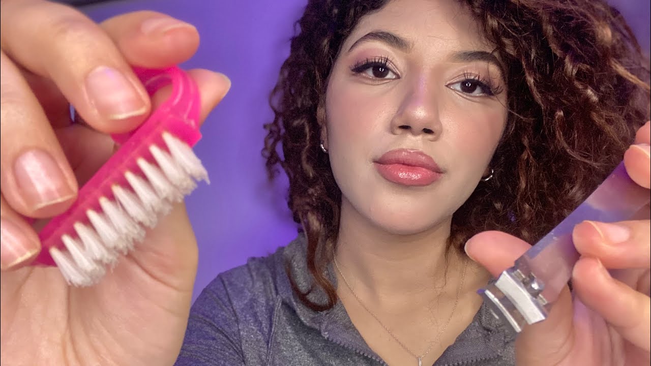 ASMR Doing Your Nails 💅🏻 (Fast & Aggressive - No Talking) 