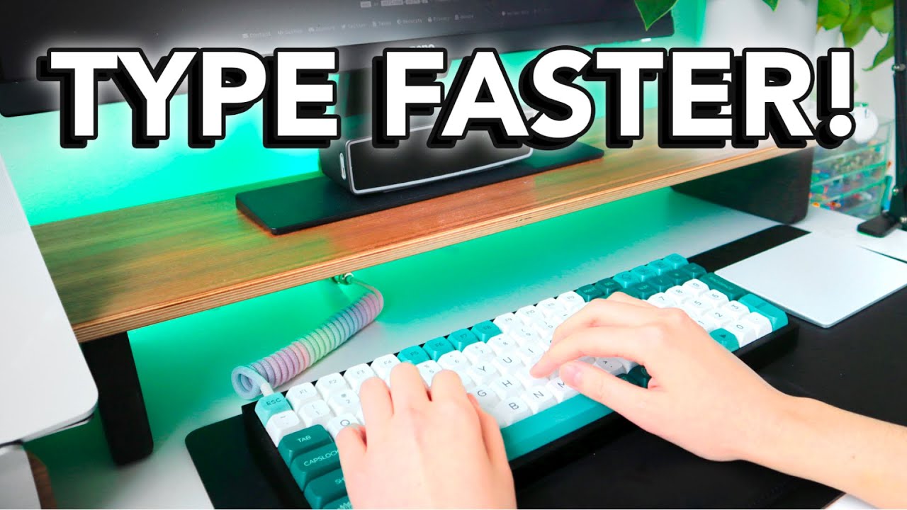 How I Improved my Typing Speed | 40 to 100+ WPM