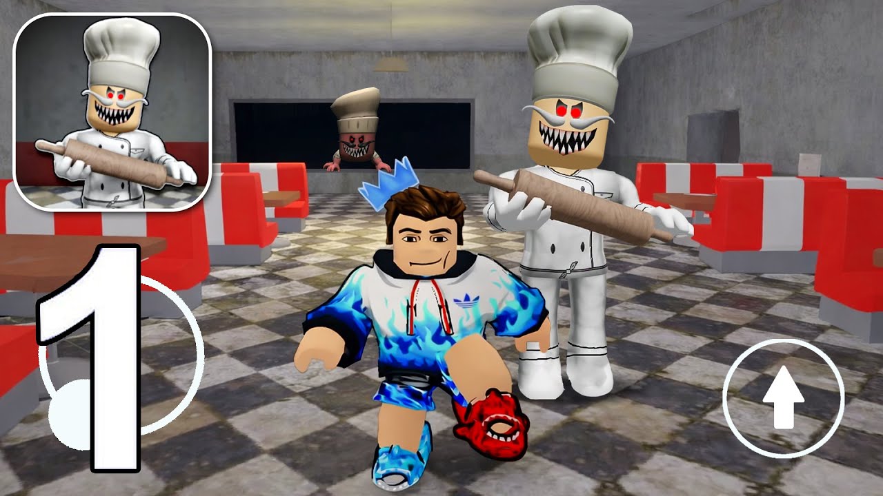 Run from Papa Pizza Obby! Full Gameplay Walkthrough Part 1 (Android, iOS)