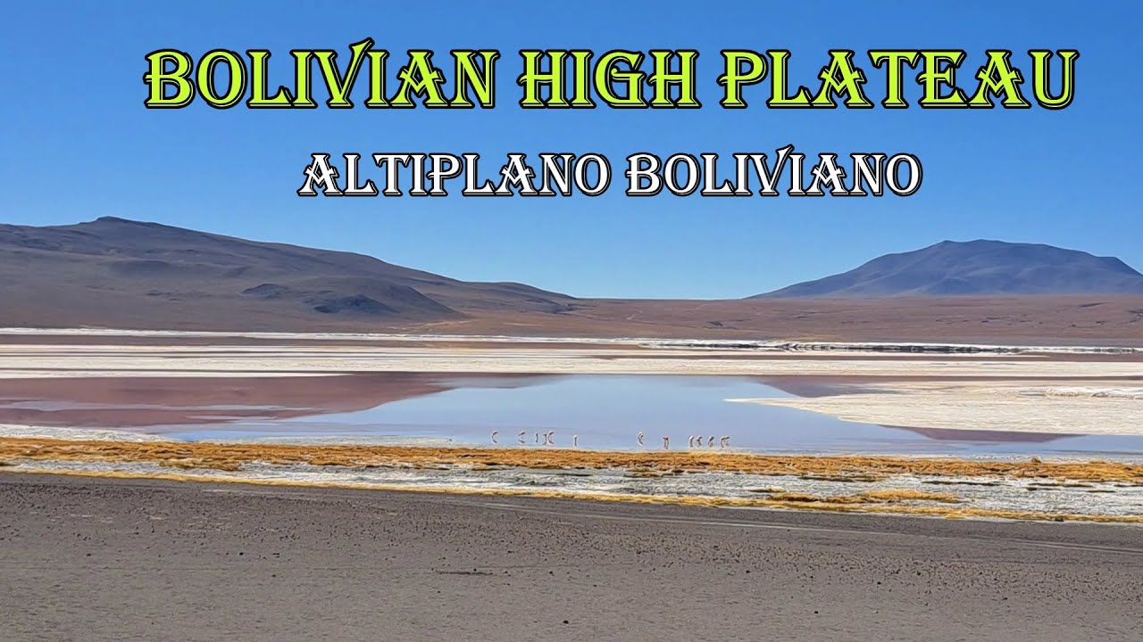 Bolivian high plateau from San Cristobal passing through Ollague, honda and red lagoon, green lagoon