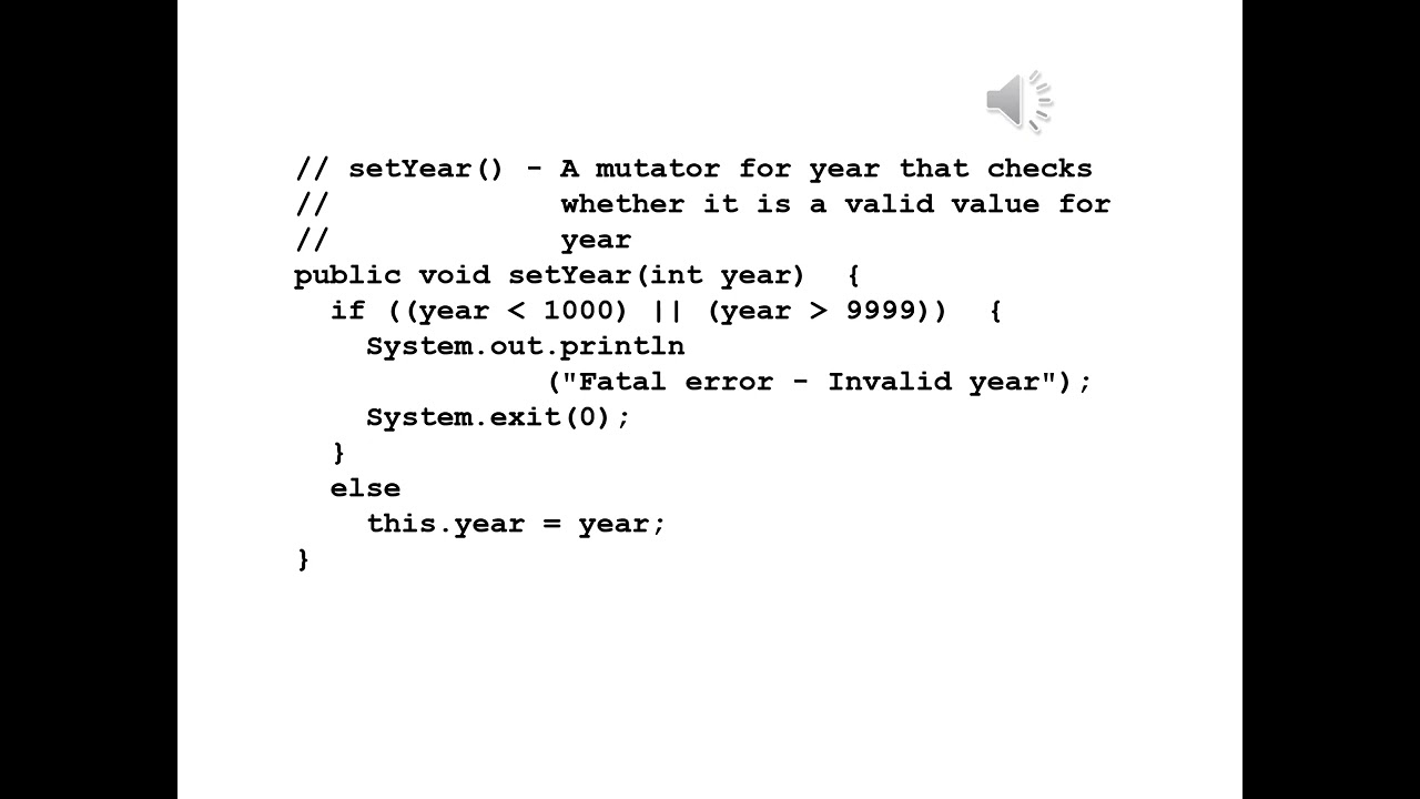 Intermediate Programming Lecture 3 Part 4