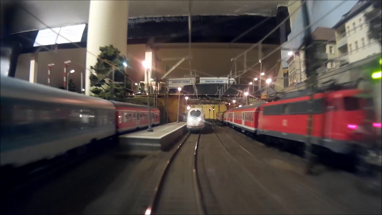 Fleischmann DB Br407 ICE Velaro D on Modellbahn Schwarzberg