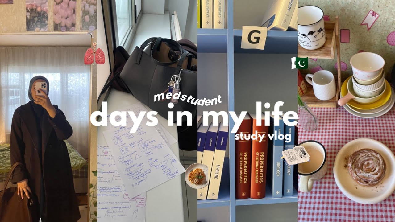 Survived 5 Exams in 7 Days (Med School Vlog) all-nighters, library days & LOTS OF CRAMMING 🤦🏻‍♂️💌💤
