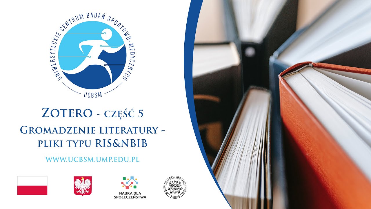 Zotero - część 5 - Gromadzenie literatury - pliki typu RIS&NBIB