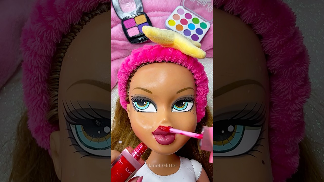 ASMR Satisfying with Unboxing & Review Mannequin head Makeup Skincare Sounds Video Fast Lipstick ☆