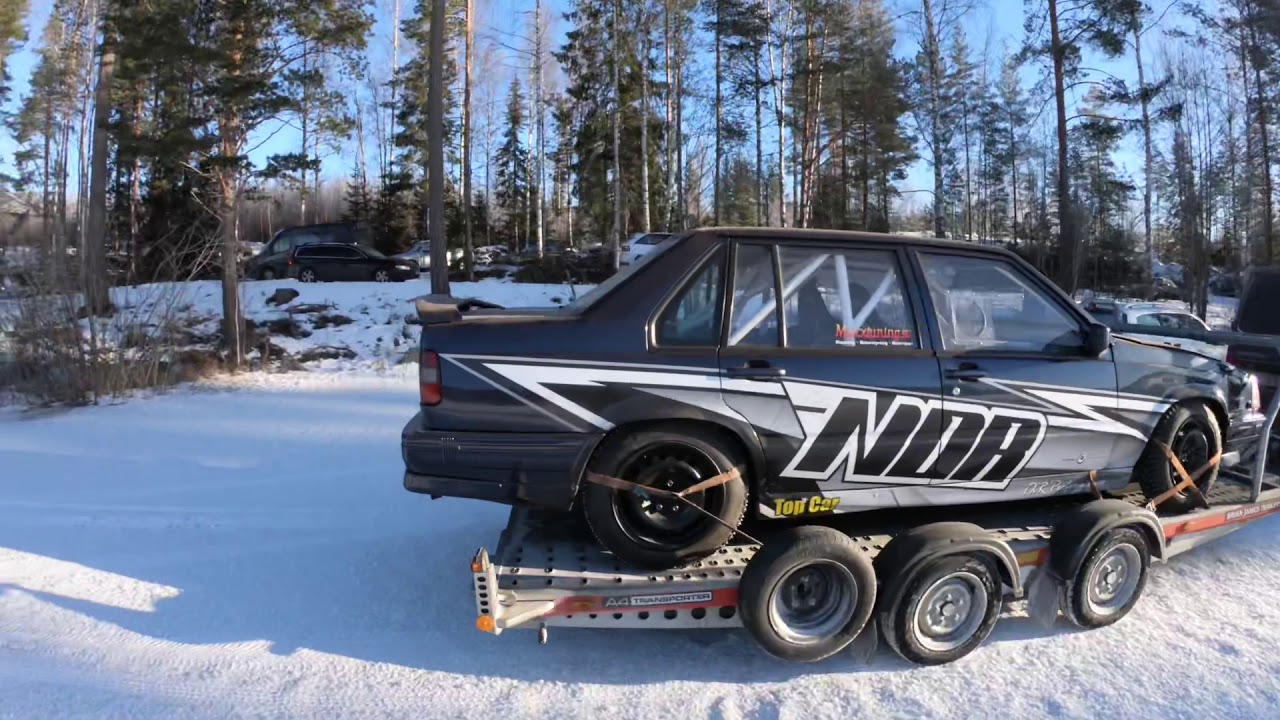 Kroktjärn (Testar Drifting bilen på isen )