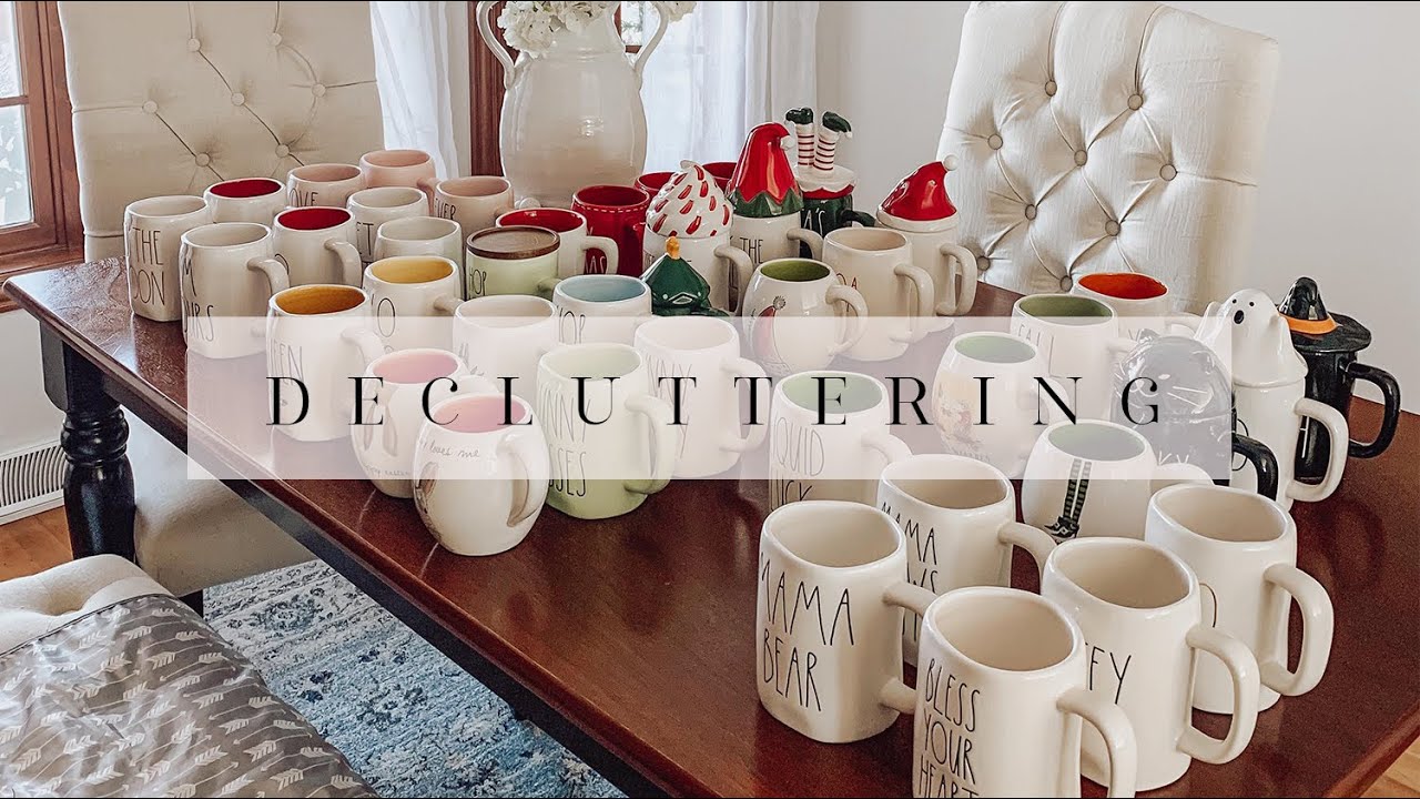 DECLUTTERING MY RAE DUNN MUG COLLECTION | Charmaine Dulak