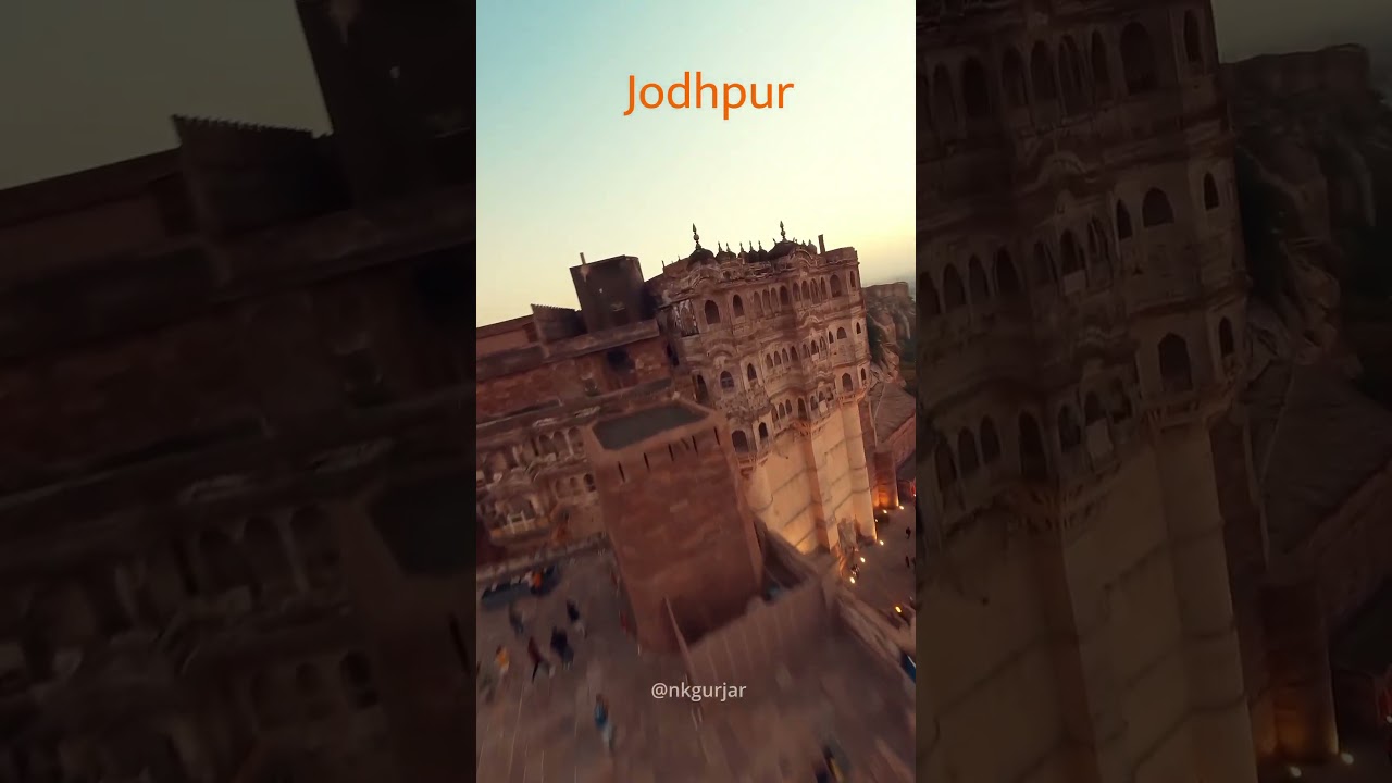 Mehrangarh drone view || Jodhpur fort drone view #mehrangarhfort #jodhpur #bluecity