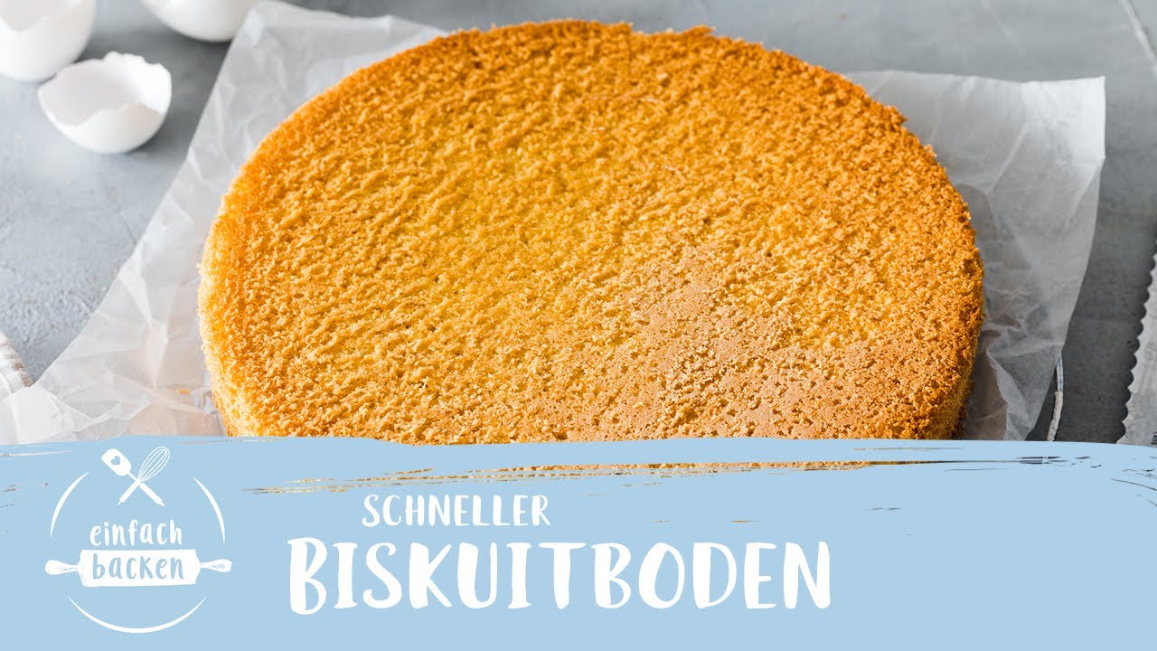Biskuitboden &ndash; das schnelle Grundrezept | Einfach Backen