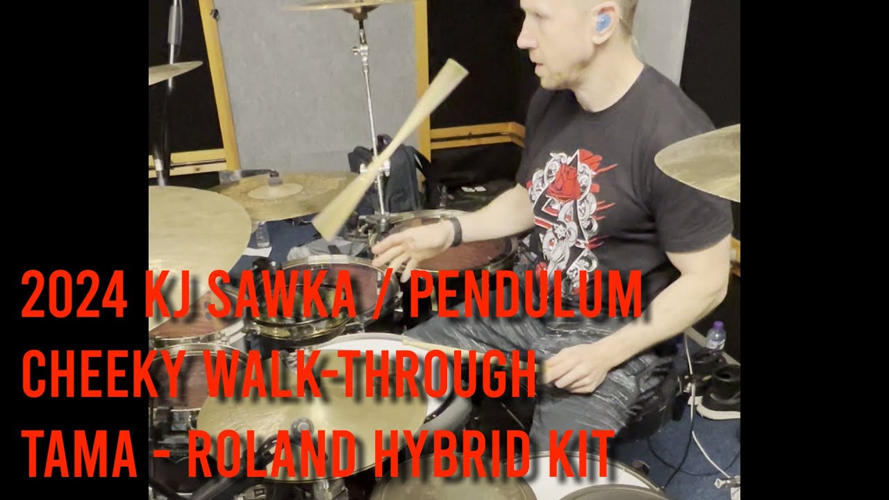 KJ Sawka Pendulum 2024 drum kit