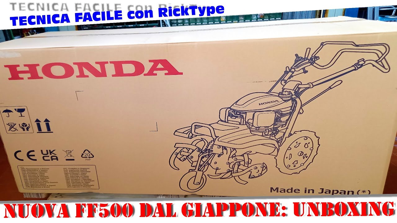 Nuova FF500 Honda Unboxing e preparazione