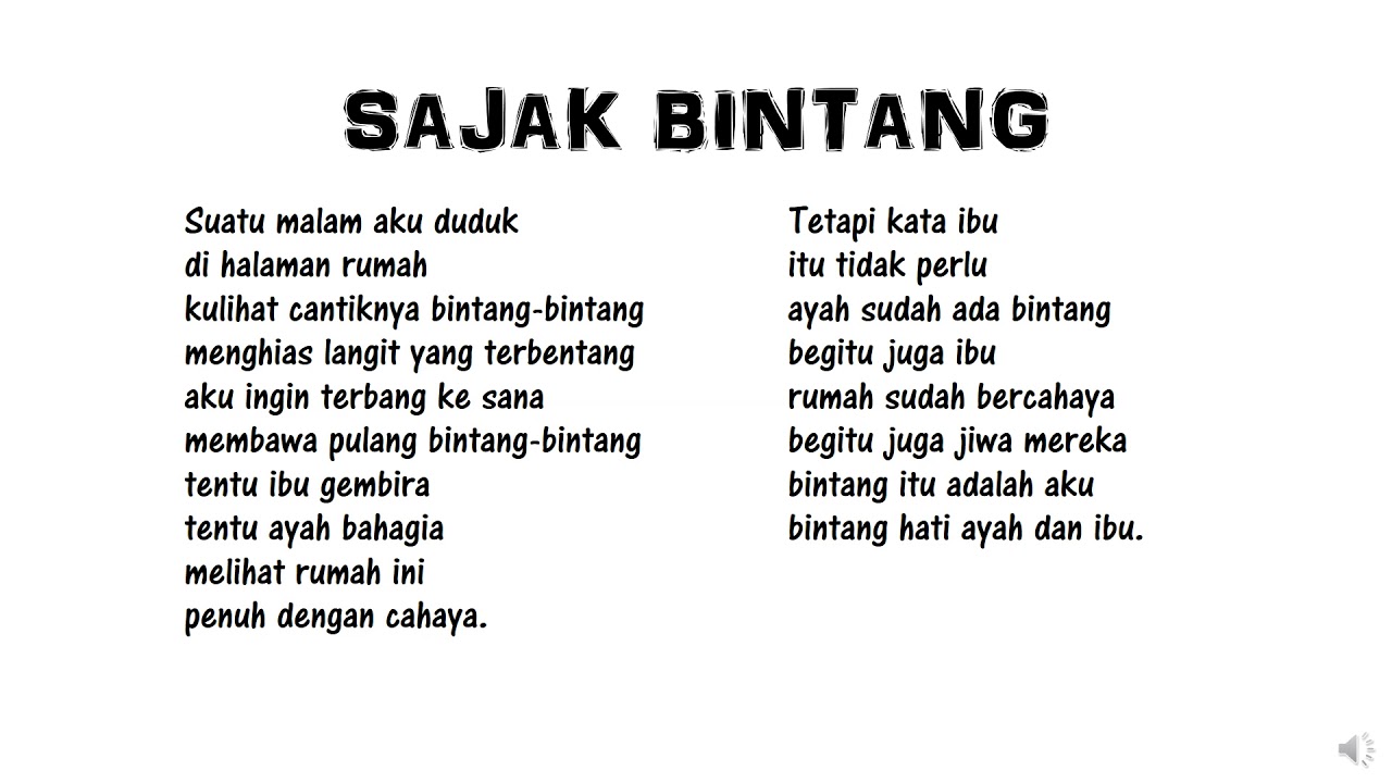 SAJAK BINTANG