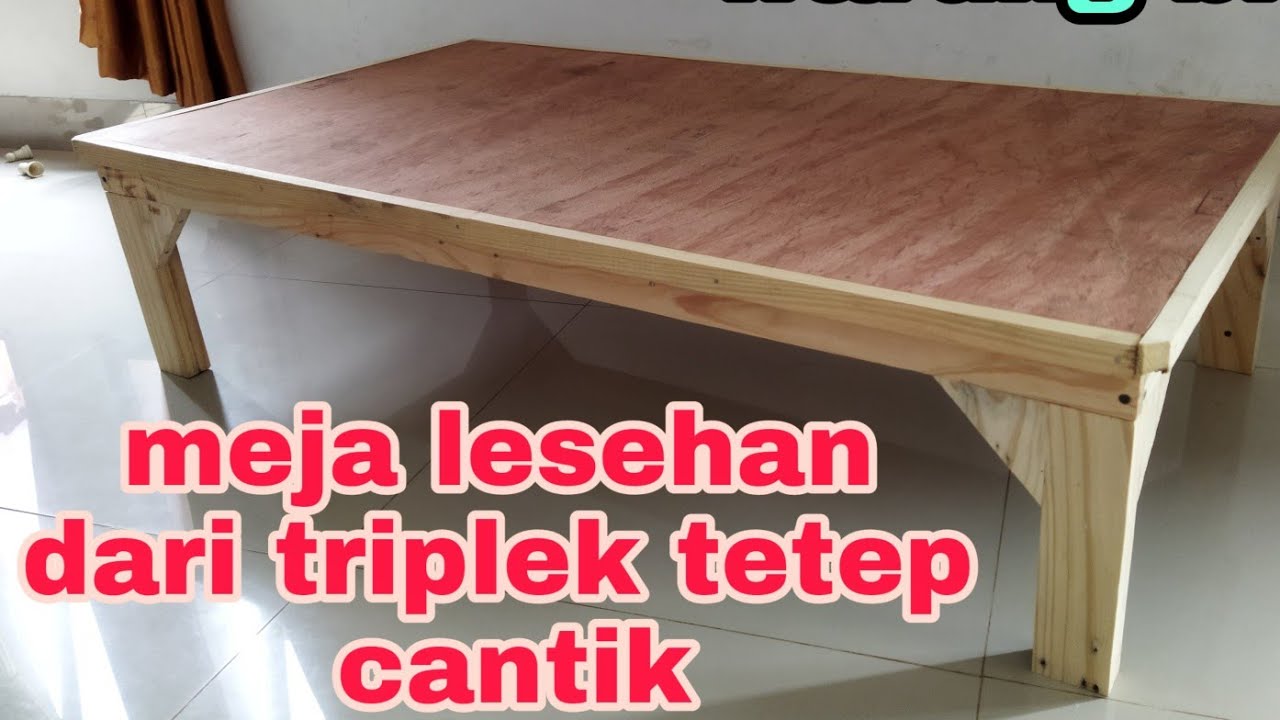 meja triplek  buat lesehan
