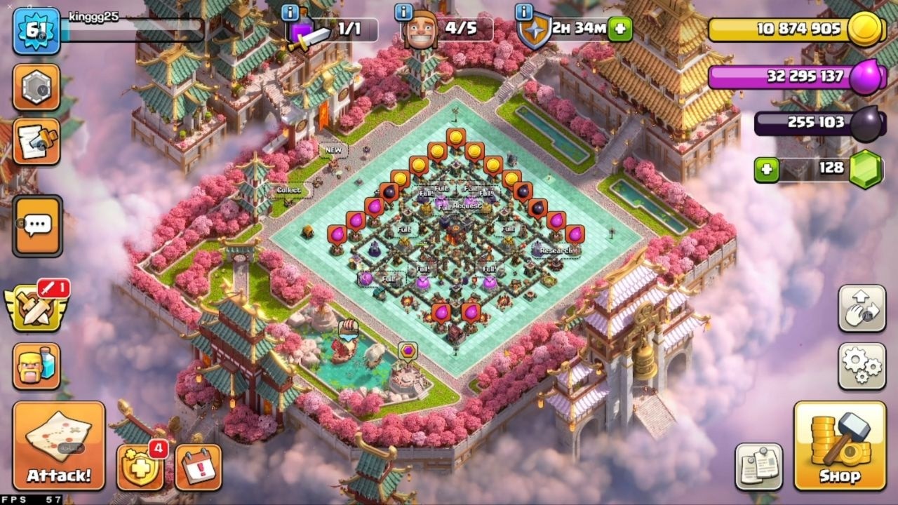 Valkyrie + Golem = The End of Town Hall 10 😈🔥 | Clash of Clans