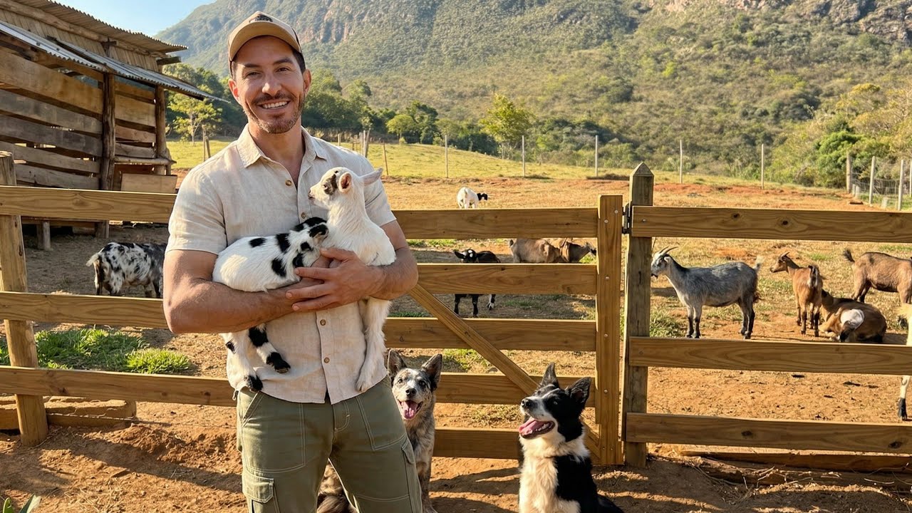 ELE DEIXOU A CIDADE PRA TRABALHAR NO SÍTIO E CRIAR MINI ANIMAIS