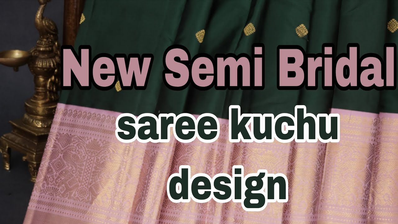 New semi Bridal saree kuchu design @SoujanyaMCreations #youtube #tassels #kuchulu #sareekuchu 