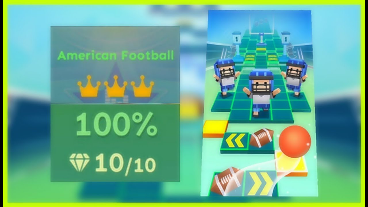 「Rolling Sky」American Football「Main Level 38」| ★★★★★