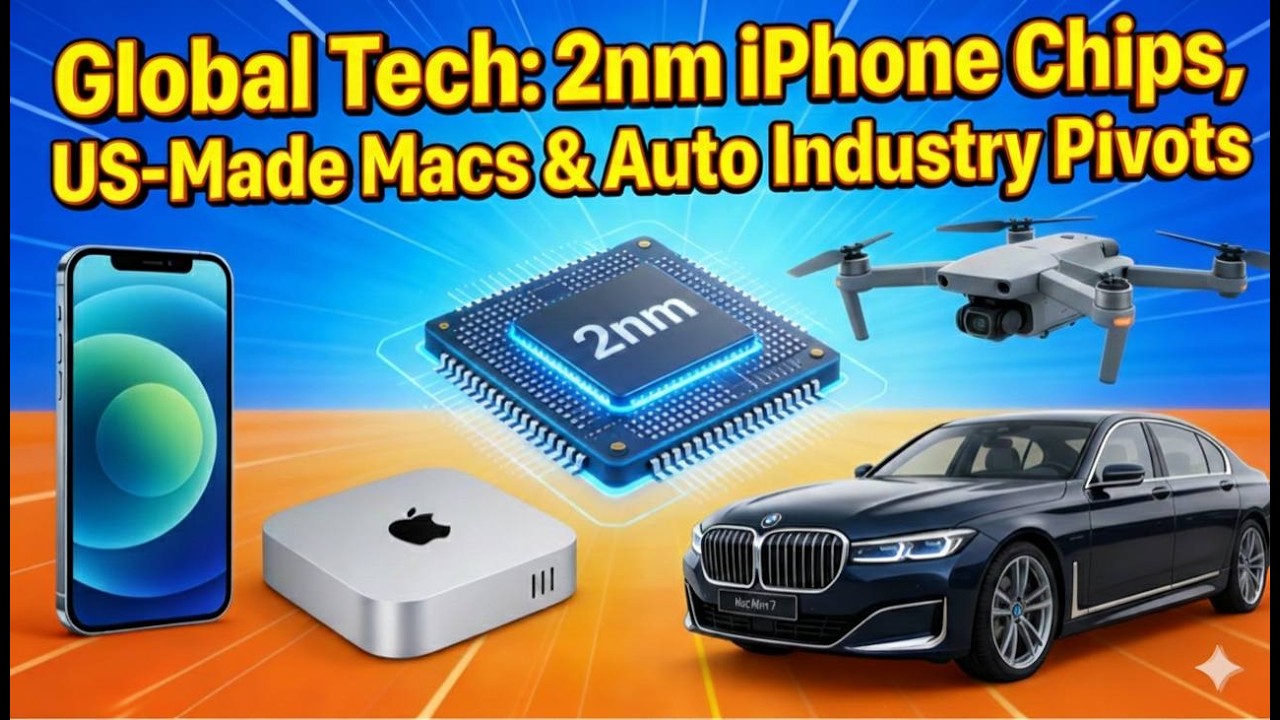 Глобальные технологии: 2-нм чипы для iPhone, компьютеры Mac американского производства и переорие...