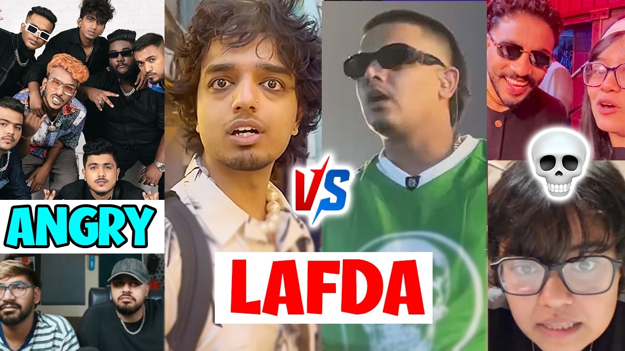 OMG DHANDA VS CHAAR DIWAARI LAFDA❗, 7BANTAI'Z ANGRY ON REACTION CHANNEL, RAFTAAR & KHUSHI💀