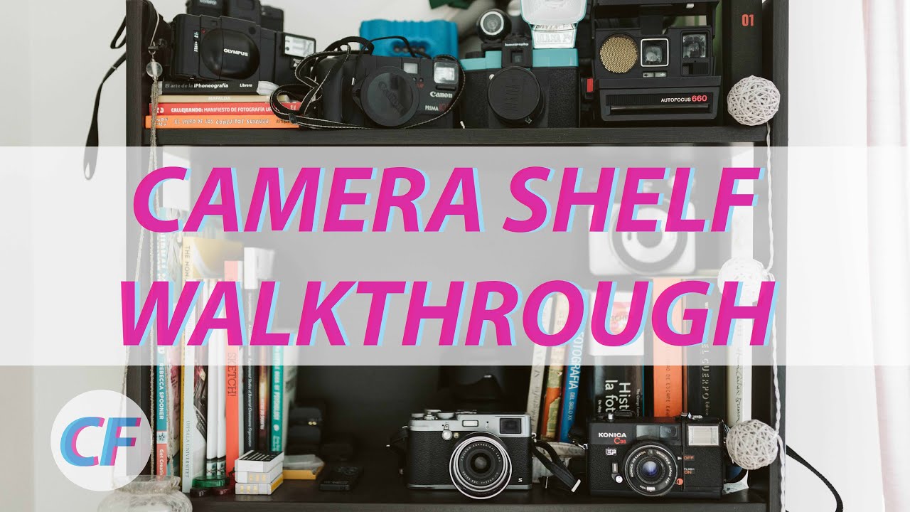 Camera Shelf Walk-through│Favorite cameras!│Digital & Analog Cameras
