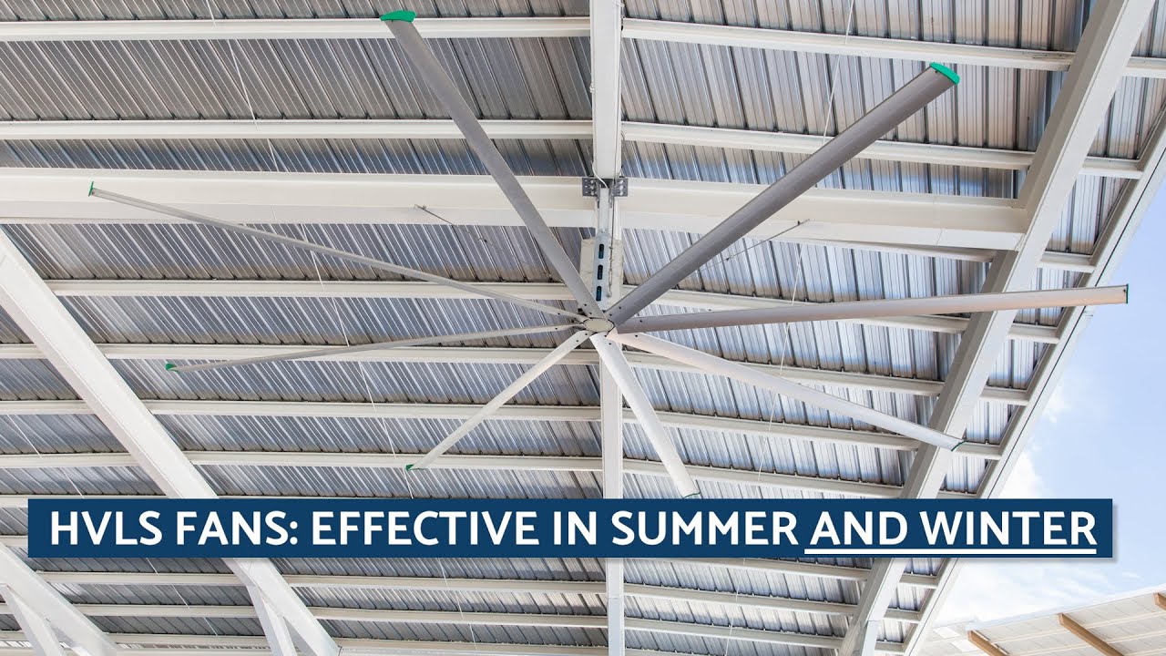 High-volume Low-speed (HVLS) Fans Save Your Facility Money, Increase Productivity