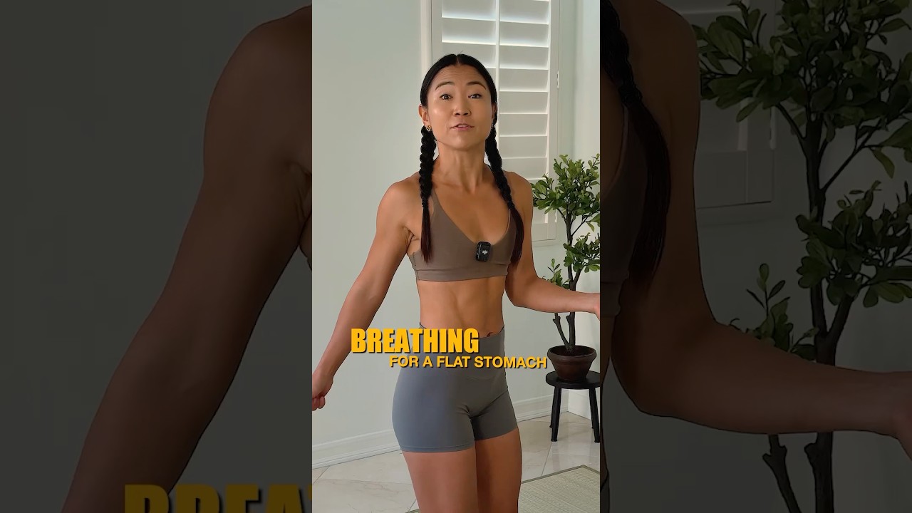 Breathing for a flat stomach