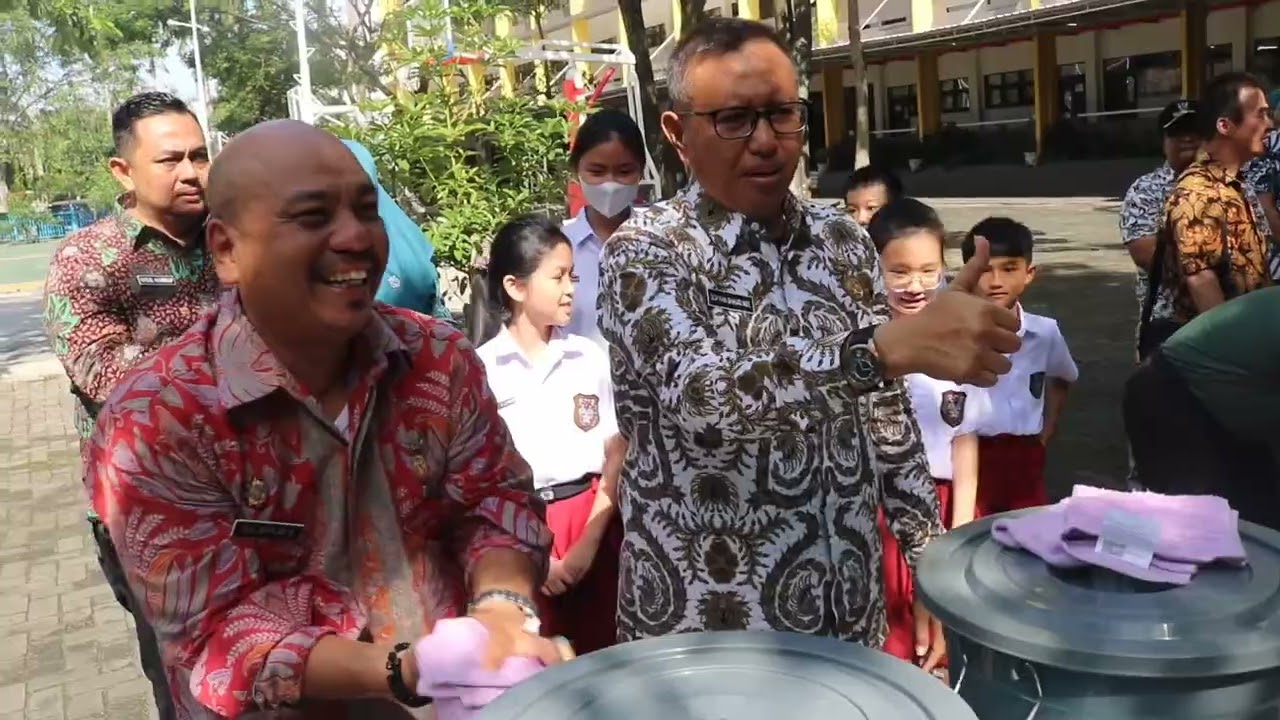 Hari Cuci Tangan Pakai Sabun (CTPS) se-Dunia Tingkat Kota Medan tahun 2023 di SD Sutomo 1