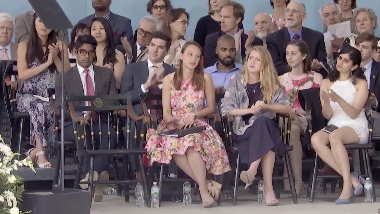 Joe Biden speaks at Harvard's Commencement