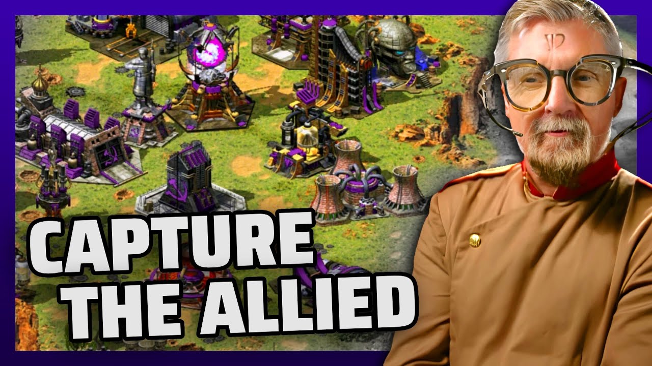 Red Alert 2 | Let's Capture The Allied | (7 vs 1 + Superweapons)