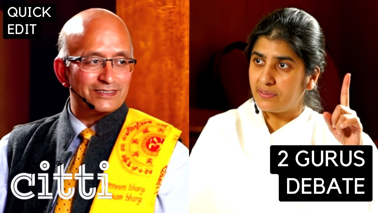 Dharmakshetra vs. Kurukshetra: Sister BK Shivani & Pt. Satish K. Sharma debate