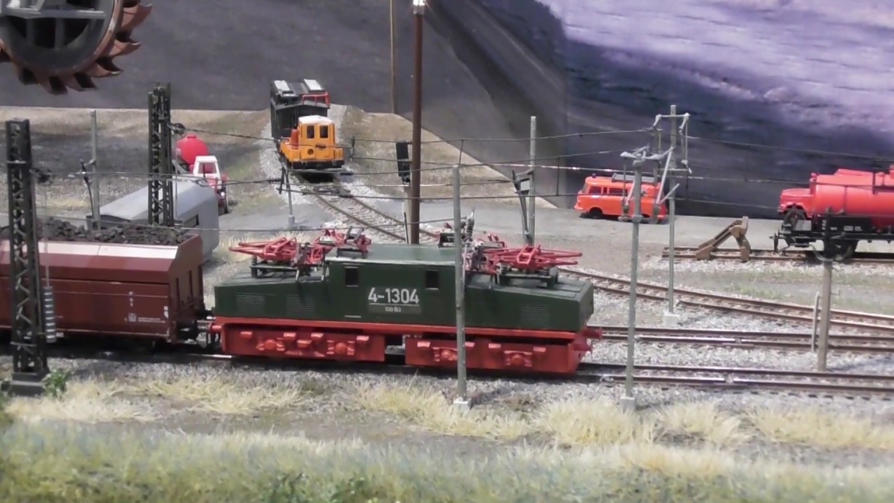 Eurospoor 2018 Modellbahn H0 Braunkohle aus der Lausitz vom MEC Hoyerswerda
