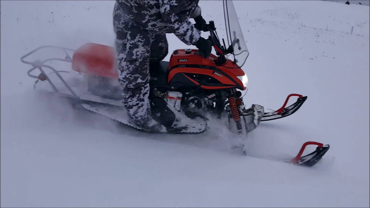 Покатушки на снегоходе Динго. Snowmobile riding, Russia. Viajeros en motos de nieve Dingo T150