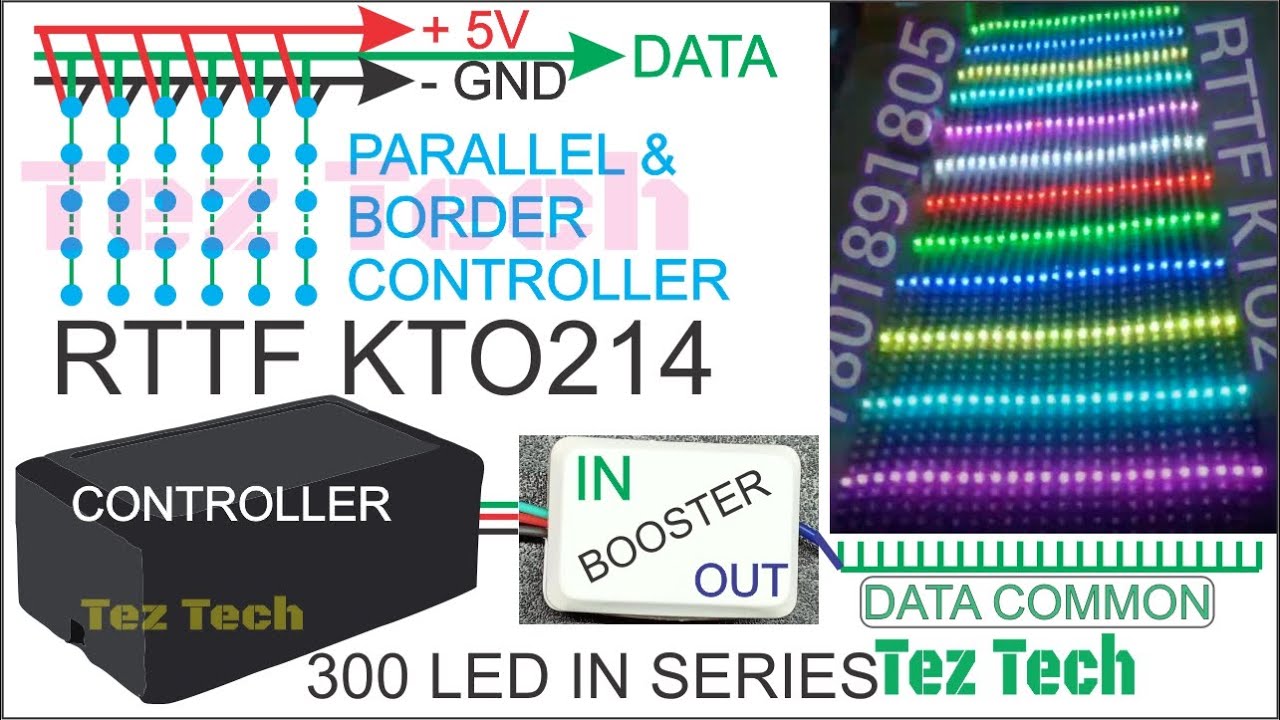 RTTF KTO214 PARALLEL CONTROLLER FOR NEO PIXEL LED