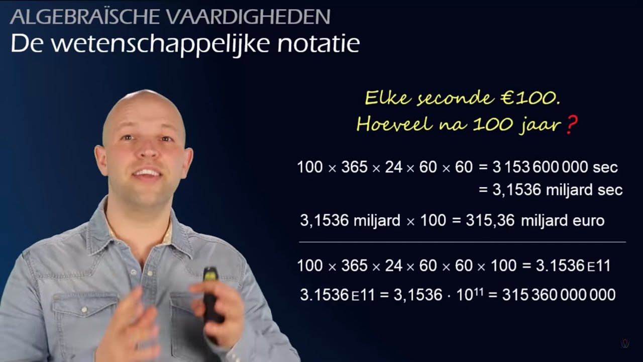 De wetenschappelijke notatie bij grote en kleine getallen (havo/vwo A) - WiskundeAcademie