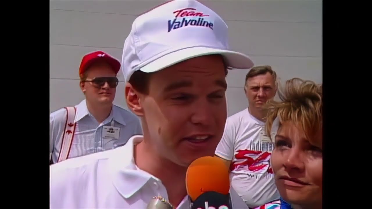 1989 Indy500 | Al Unser Jr's post race comments following his accident with Emerson Fittipaldi