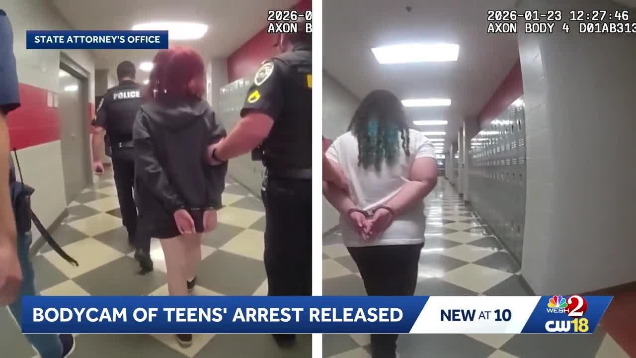 Body cam shows arrest of Lake Brantley students charged in murder plot