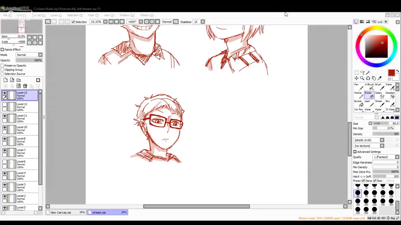 creius draws