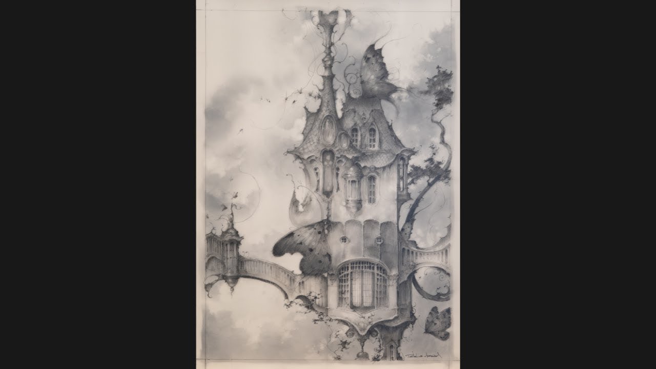 Amazing Daniel Merriam Time Lapse Drawing at Bubble Street Gallery