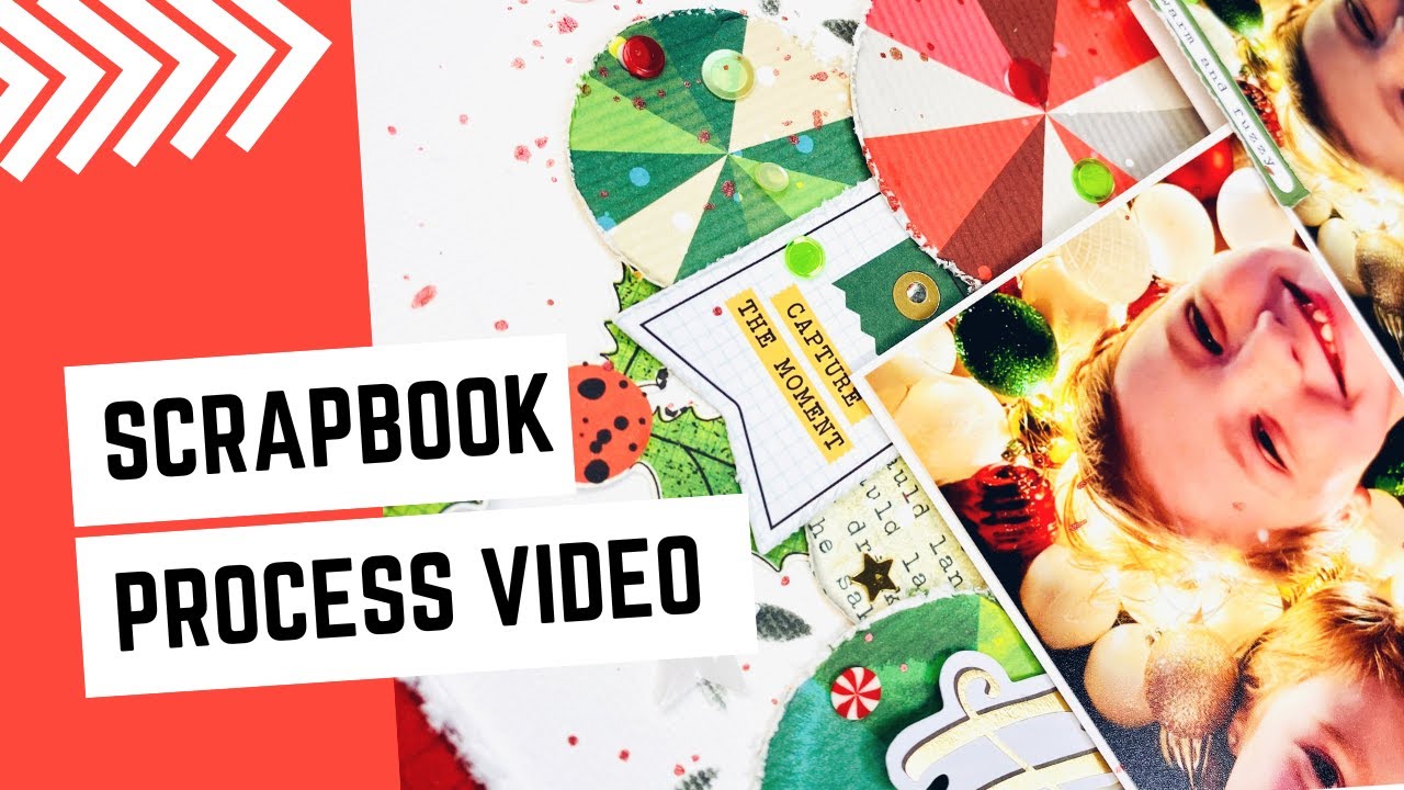 Scrapbook Process Video #226 - Holiday Fun! - Mercy Tiara Kit Club DT