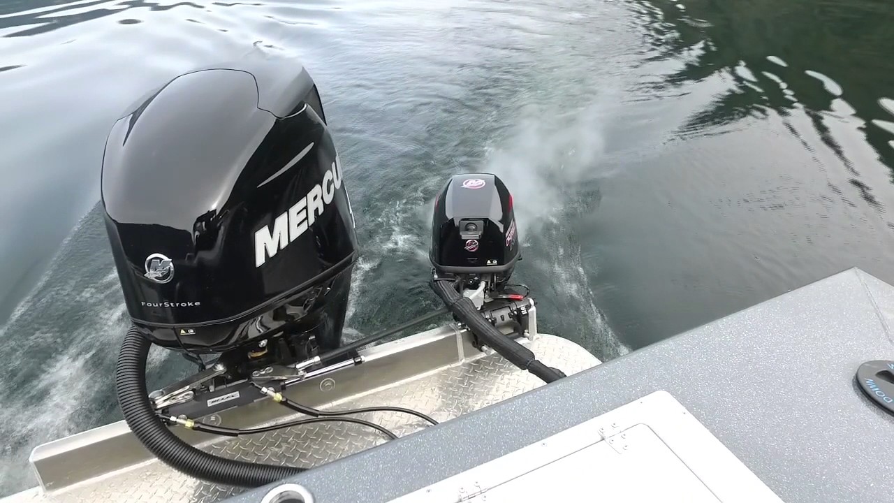 Perfect outboard kicker setup