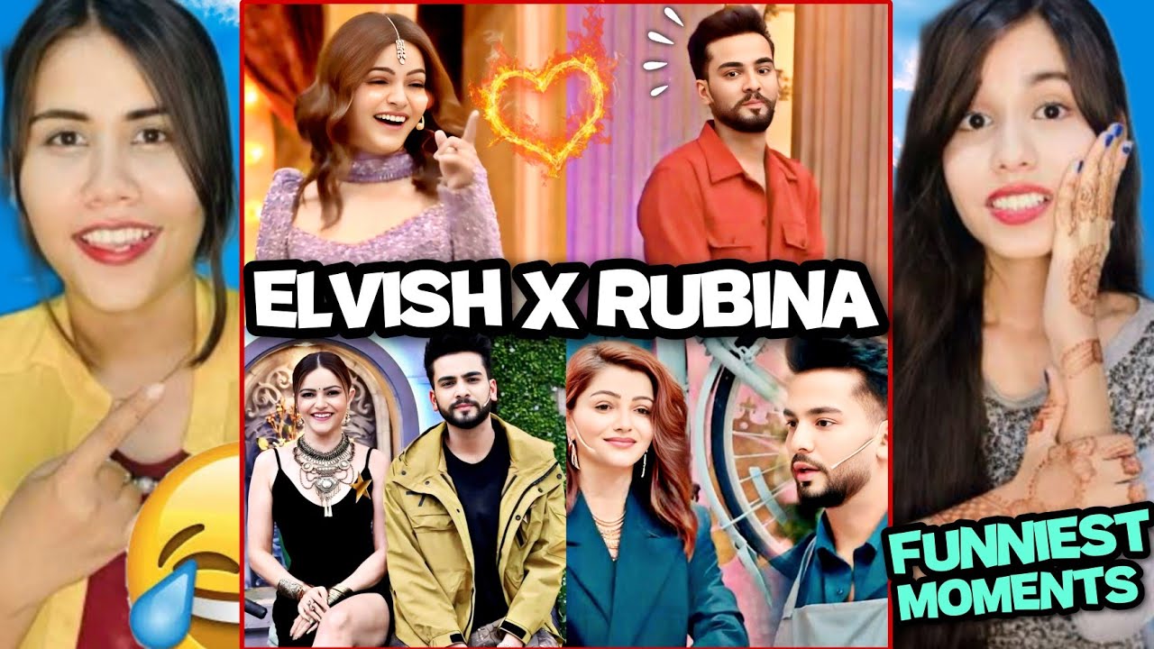 Elvish Yadav Teases Rubina 😍🤣  | Funniest & Cutest Reels Reaction | #rubivish Moments