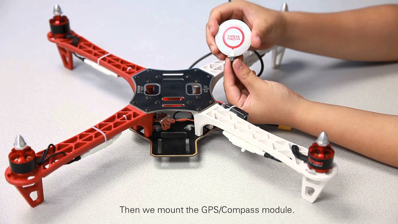 DJI Naza-M Setup Demo-Main Controller Assembly