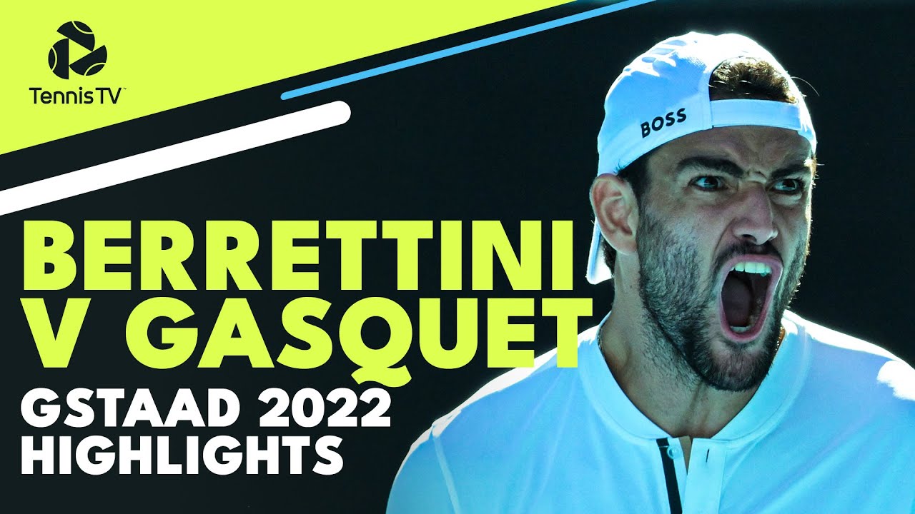 Enthralling Matteo Berrettini vs Richard Gasquet Highlights | Gstaad 2022