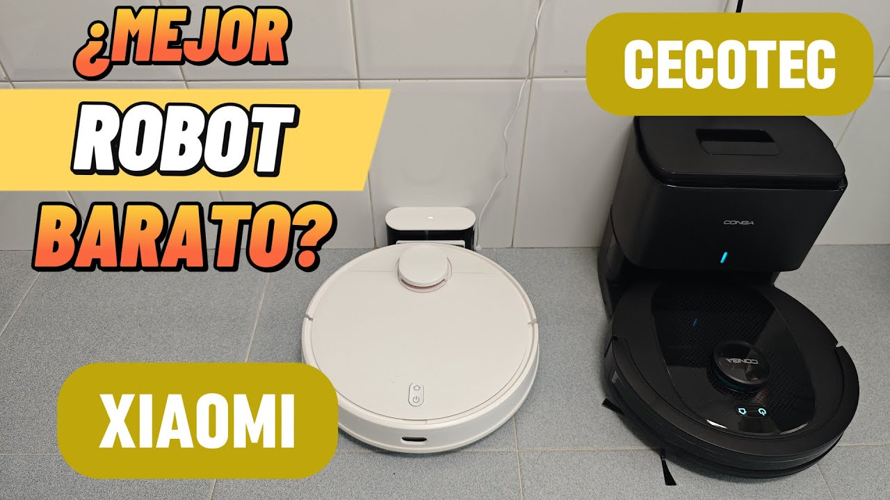 Robot Xiaomi S12 VS Cecotec Conga 7490 ✅ ¿Que aspirador comprar? MIS OPINIONES