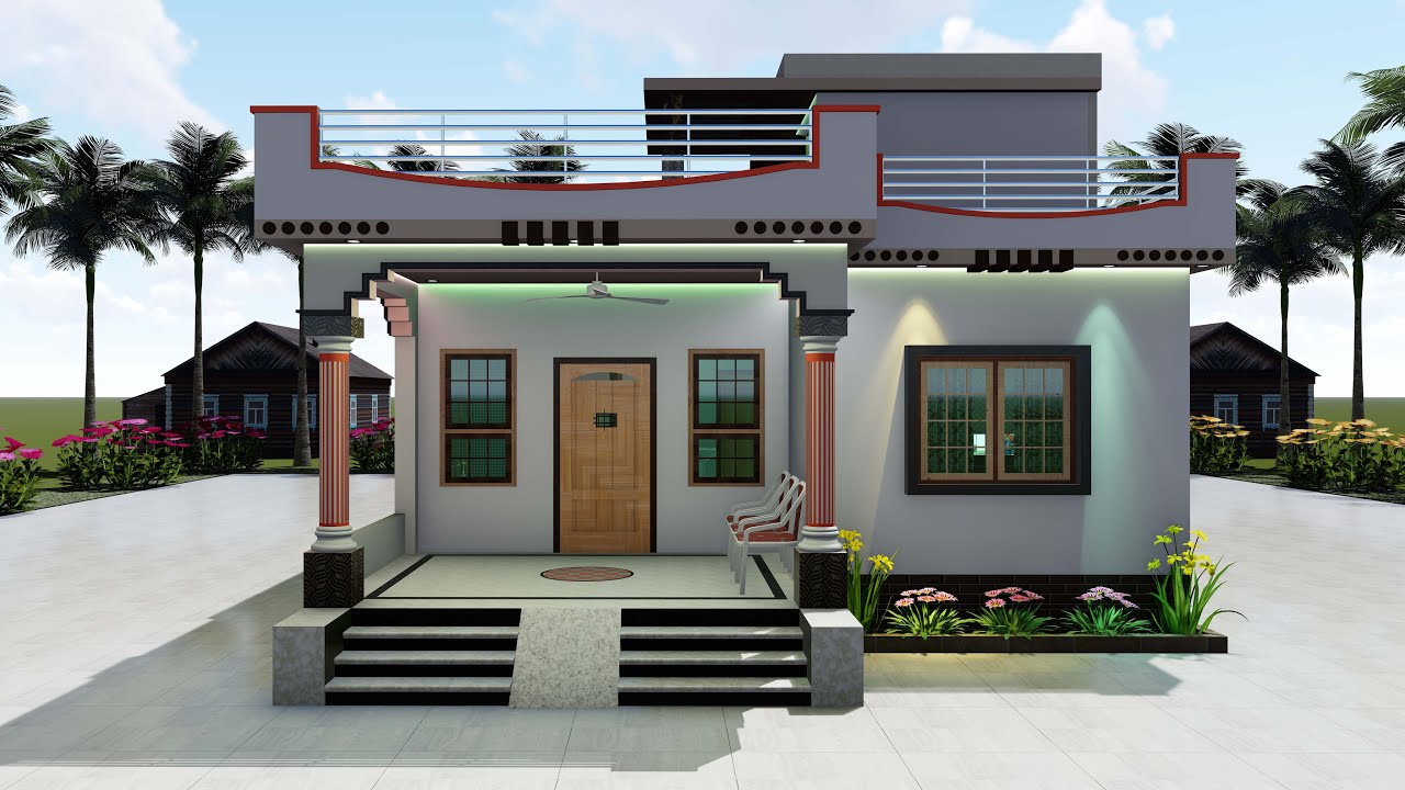 3 bedrooms simple village house plans | beautiful home plan8676877533IFor One Brother  @My home plan
