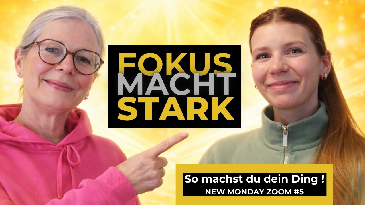 Vergleich macht klein - Fokus macht stark - NEW MONDAY ZOOM #5 | Power-Talk mit Jennifer Schuchardt