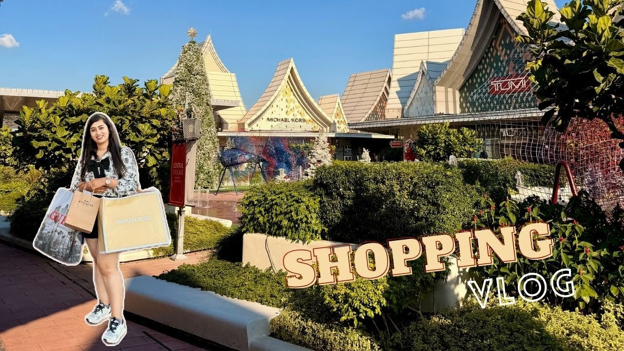 Shopping at Central Village Bangkok | Travel Vlog 🇹🇭