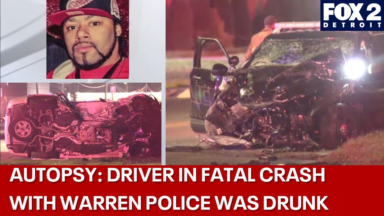 Driver found to be drunk in double-fatal crash with Warren police car