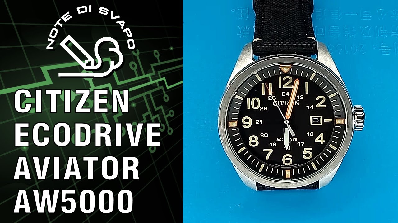 Citizen Ecodrive Aviator AW5000 24E